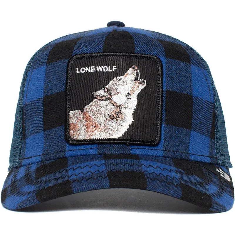 lippikset-kaareva-rekka-sininen-snapback-lone-wolf-code-blue-the-farm-goorin-bros