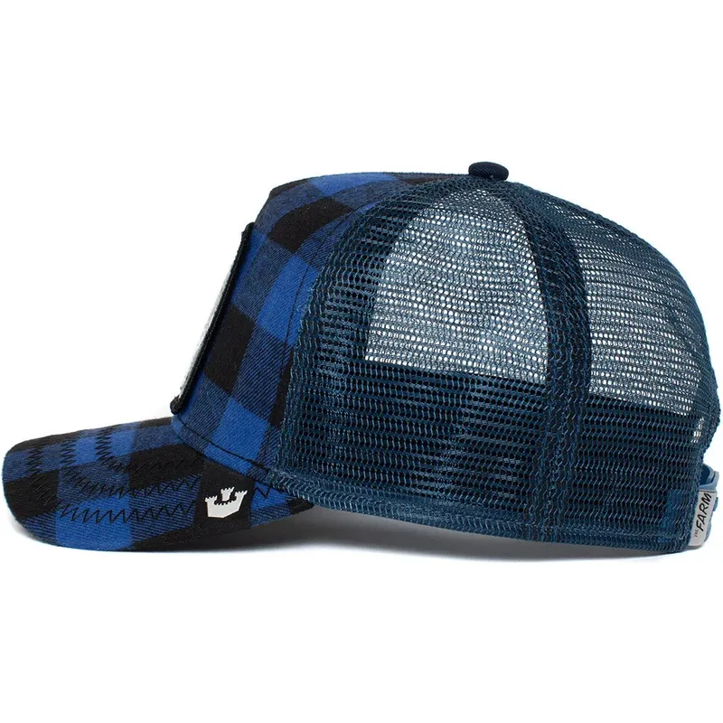 lippikset-kaareva-rekka-sininen-snapback-lone-wolf-code-blue-the-farm-goorin-bros