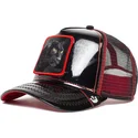lippikset-kaareva-rekka-musta-snapback-black-panther-power-forever-patent-leather-the-farm-goorin-bros