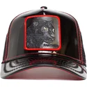 lippikset-kaareva-rekka-musta-snapback-black-panther-power-forever-patent-leather-the-farm-goorin-bros