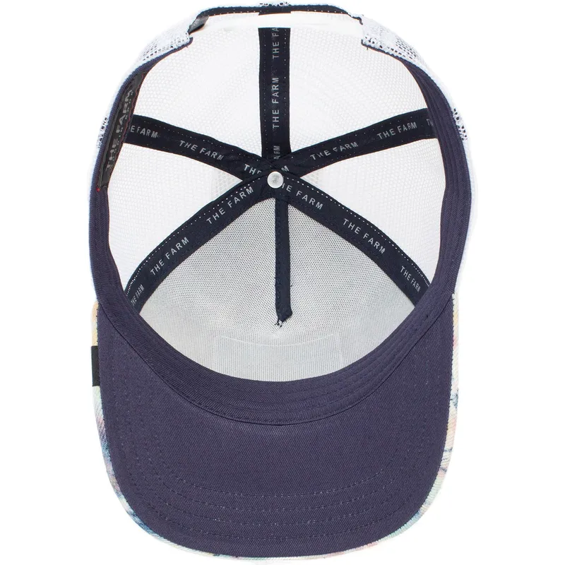 lippikset-kaareva-rekka-valkoinen-snapback-shark-tie-dye-the-farm-goorin-bros lippikset-kaareva-rekka-valkoinen-snapback-shark-tie-dye-the-farm-goorin-bros