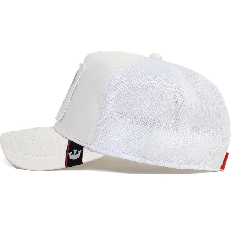 lippikset-kaareva-rekka-valkoinen-snapback-lone-wolf-big-white-patent-leather-the-farm-goorin-bros