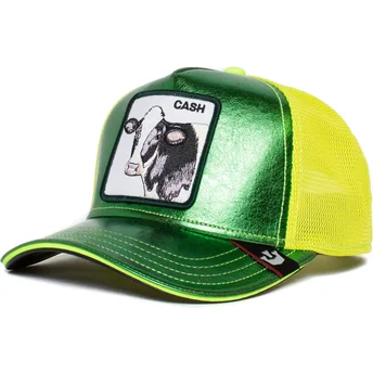 lippikset-kaareva-rekka-vihrea-snapback-cash-shine-metallic-the-farm-goorin-bros
