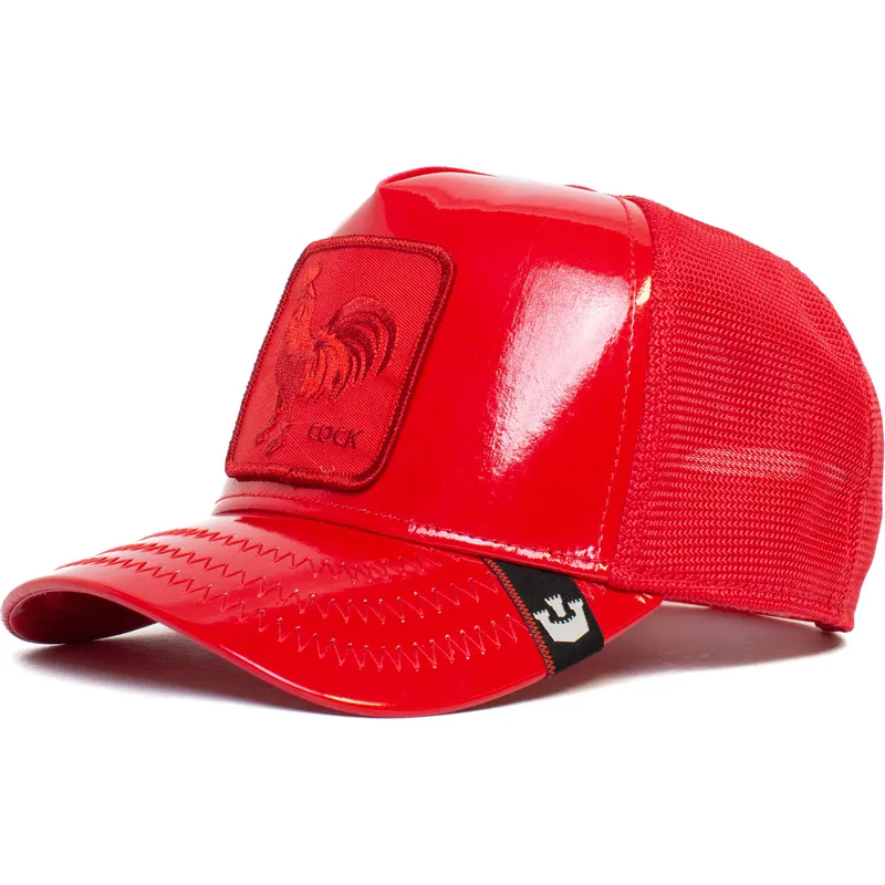 lippikset-kaareva-rekka-punainen-snapback-cock-big-red-patent-leather-the-farm-goorin-bros
