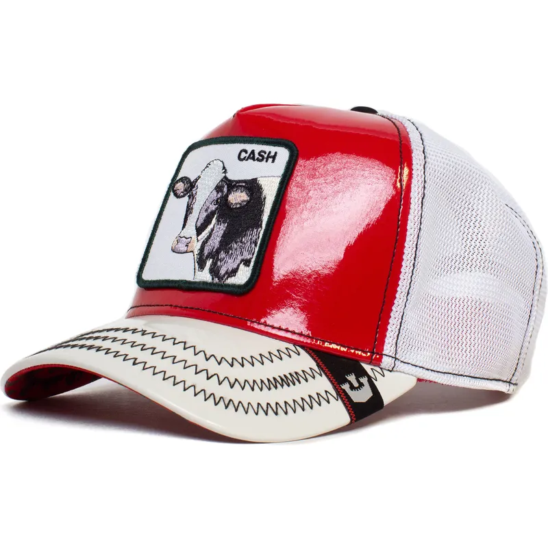 lippikset-kaareva-rekka-punainen-snapback-cash-golden-calf-patent-leather-the-farm-goorin-bros