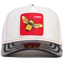 lippikset-kaareva-rekka-valkoinen-snapback-the-red-queen-patent-leather-the-farm-goorin-bros