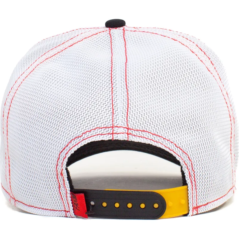 lippikset-kaareva-rekka-valkoinen-snapback-the-red-queen-patent-leather-the-farm-goorin-bros