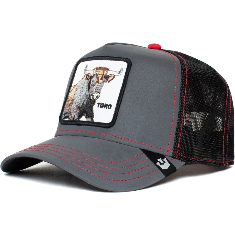 lippikset-kaareva-rekka-musta-snapback-reflective-the-farm-goorin-bros lippikset-kaareva-rekka-musta-snapback-reflective-the-farm-goorin-bros