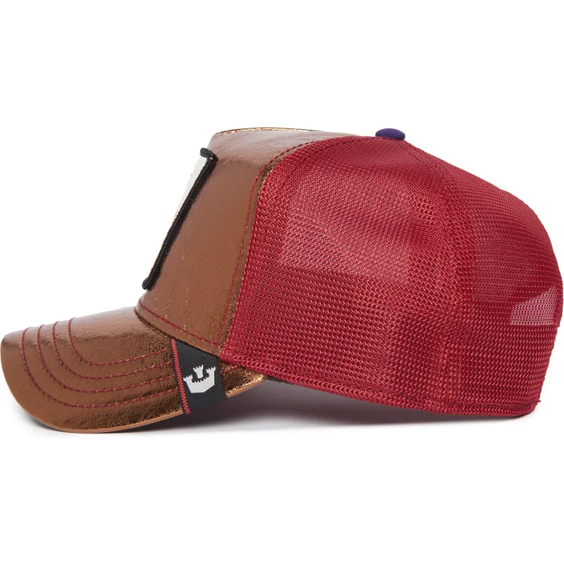 lippikset-kaareva-rekka-oranssi-snapback-spotlight-metallic-the-farm-goorin-bros lippikset-kaareva-rekka-oranssi-snapback-spotlight-metallic-the-farm-goorin-bros
