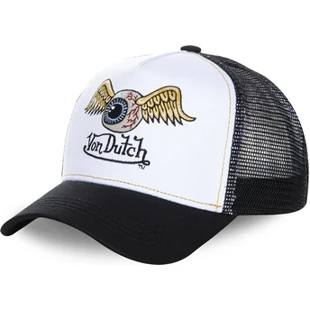Lippikset kaareva rekka valkoinen snapback WHI Von Dutch