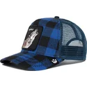 lippikset-kaareva-rekka-sininen-snapback-lone-wolf-code-blue-the-farm-goorin-bros