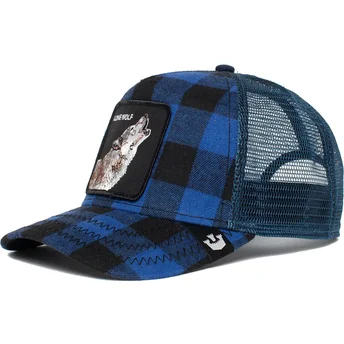 lippikset-kaareva-rekka-sininen-snapback-lone-wolf-code-blue-the-farm-goorin-bros