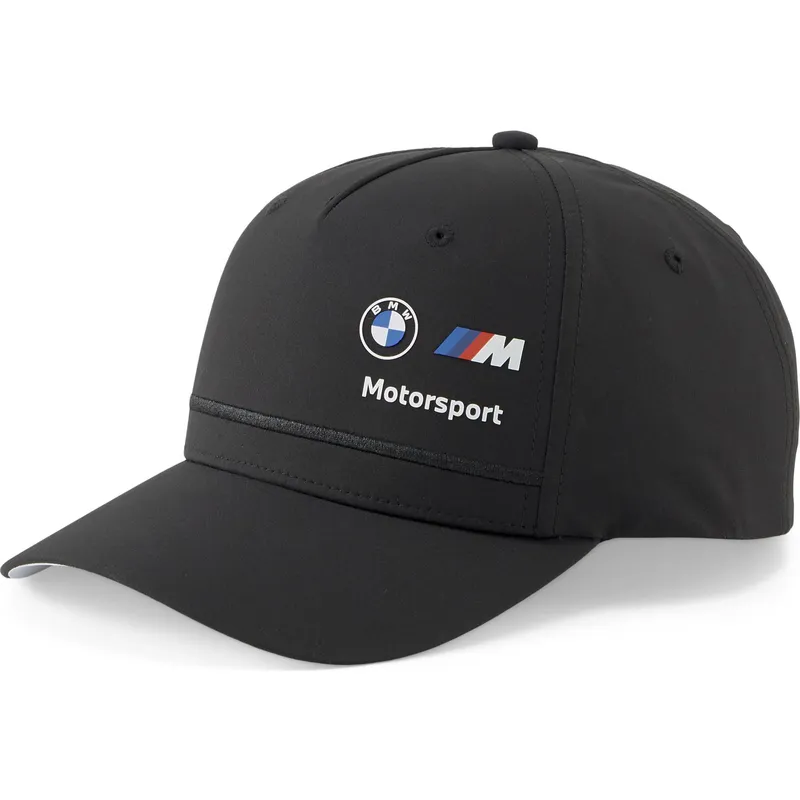 lippikset-kaareva-musta-snapback-motorsport-bb-bmw-puma