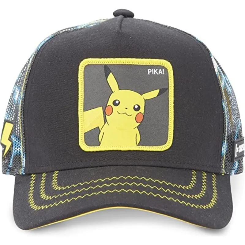 lippikset-kaareva-rekka-musta-snapback-pkm2-ele1-pikachu-pokemon-capslab