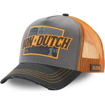 lippikset-kaareva-rekka-harmaa-snapback-fast-racing-arac-gre-von-dutch