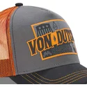 lippikset-kaareva-rekka-harmaa-snapback-fast-racing-arac-gre-von-dutch