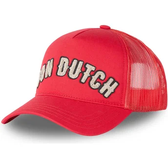 Cap kaareva red snapback Von Dutch