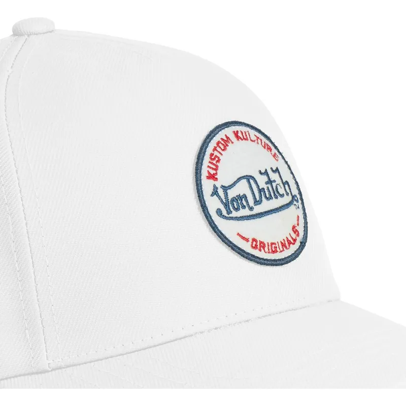 lippikset-kaareva-valkoinen-snapback-kustom-kulture-col-whi1-von-dutch