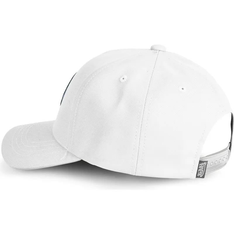 lippikset-kaareva-valkoinen-snapback-kustom-kulture-col-whi1-von-dutch