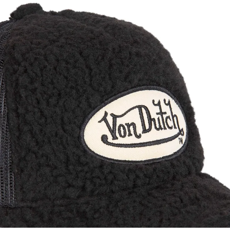lippikset-kaareva-rekka-musta-snapback-fur1-von-dutch
