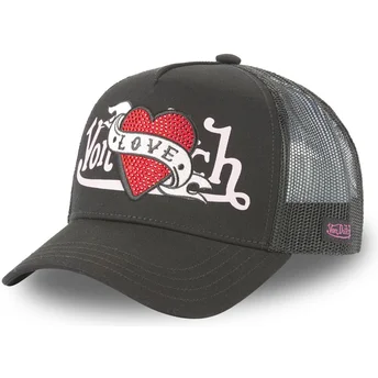 Cap kaareva black snapback Von Dutch