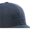 lippikset-kaareva-laivastonsininen-snapback-suedine1-von-dutch
