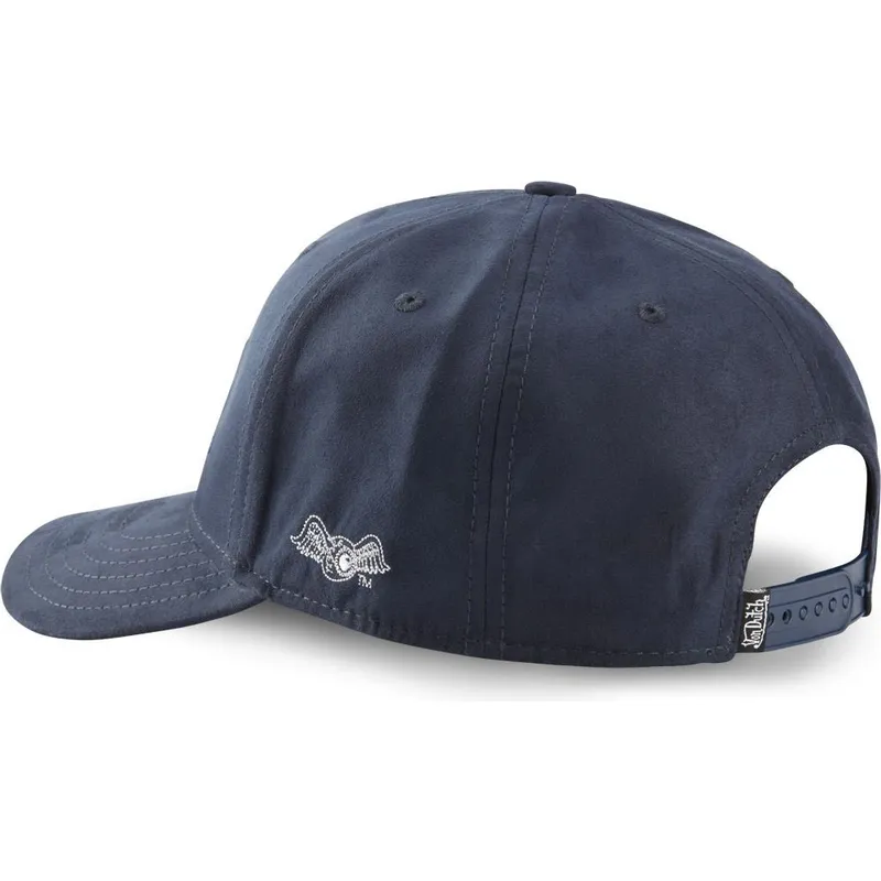 lippikset-kaareva-laivastonsininen-snapback-suedine1-von-dutch