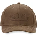 lippikset-kaareva-ruskea-snapback-suedine3-von-dutch