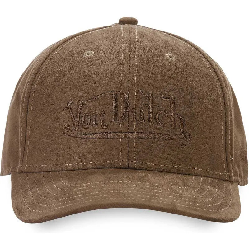 lippikset-kaareva-ruskea-snapback-suedine3-von-dutch