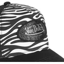 lippikset-kaareva-rekka-musta-snapback-zebr-wnr-von-dutch