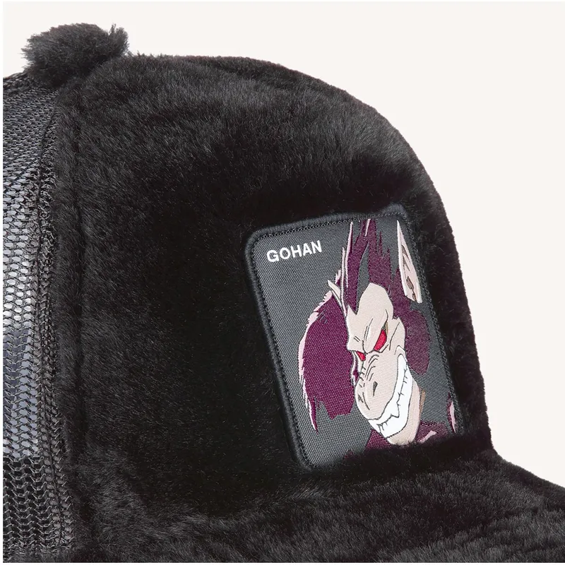 lippikset-kaareva-rekka-musta-snapback-son-gohan-dragon-ball-capslab