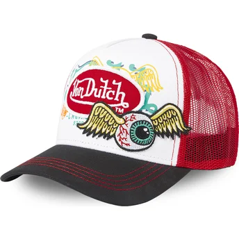 Cap kaareva red snapback Von Dutch