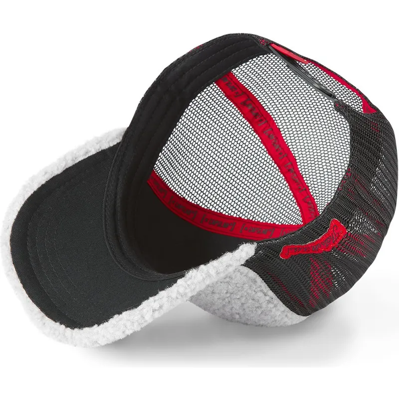 lippikset-kaareva-rekka-harmaa-snapback-vaiski-vull-looney-tunes-capslab