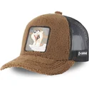 lippikset-kaareva-rekka-ruskea-snapback-tasmanian-piru-looney-tunes-capslab