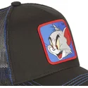 lippikset-kaareva-rekka-musta-snapback-to7-tom-looney-tunes-capslab