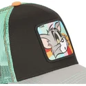cap-kaareva-black-snapback-tom-looney-tunes-capslab