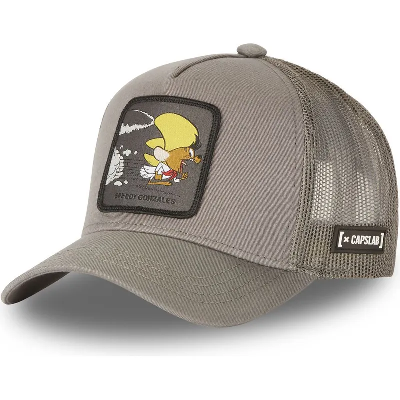 lippikset-kaareva-rekka-harmaa-snapback-spe4-vauhti-vinttiainen-looney-tunes-capslab