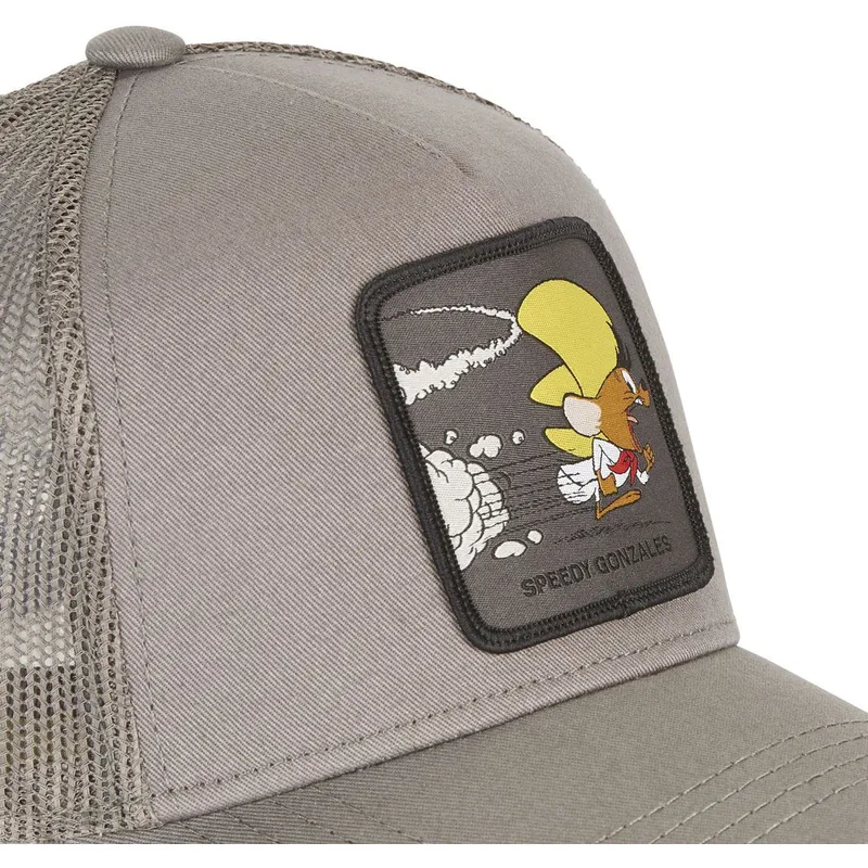 lippikset-kaareva-rekka-harmaa-snapback-spe4-vauhti-vinttiainen-looney-tunes-capslab