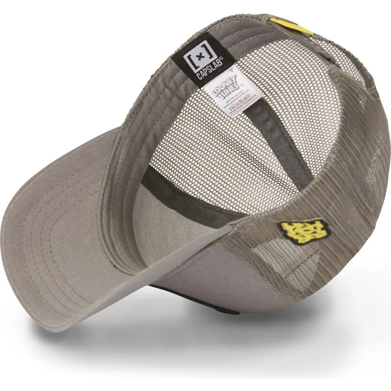 lippikset-kaareva-rekka-harmaa-snapback-spe4-vauhti-vinttiainen-looney-tunes-capslab
