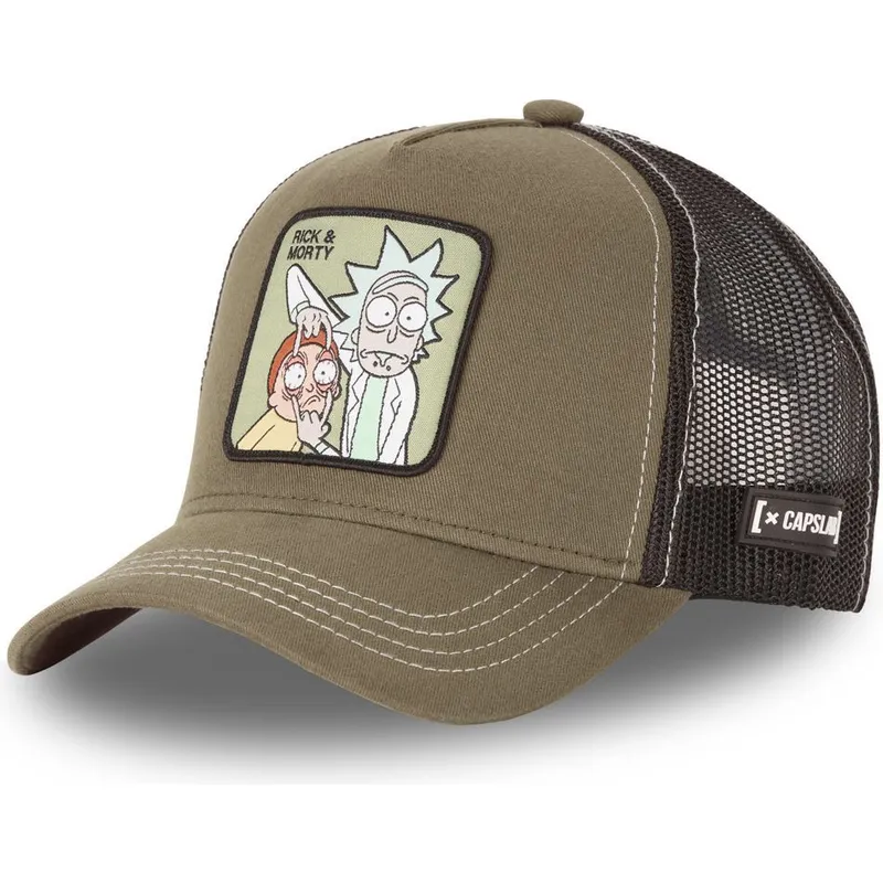 lippikset-kaareva-rekka-ruskea-snapback-rem-loo2-rick-ja-morty-capslab lippikset-kaareva-rekka-ruskea-snapback-rem-loo2-rick-ja-morty-capslab