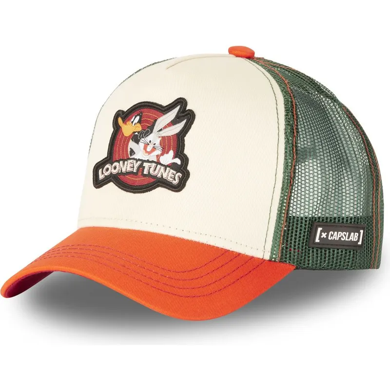 cap-kaareva-beige-snapback-bugs-bunny-and-daffy-duck-looney-tunes-capslab