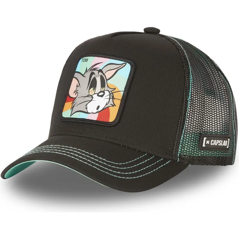 lippikset-kaareva-rekka-musta-snapback-to5-tom-looney-tunes-capslab