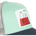 lippikset-kaareva-rekka-vihrea-snapback-pe2-snoopy-tenavat-capslab