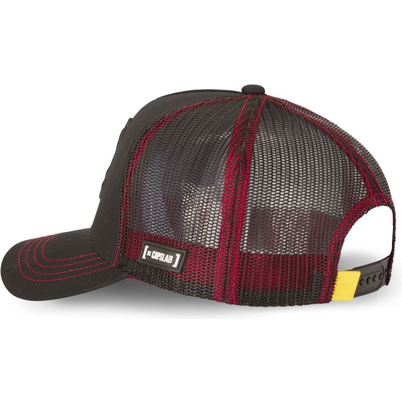 capslab-bugs-bunny-and-daffy-duck-lo1-looney-tunes-black-trucker-hat