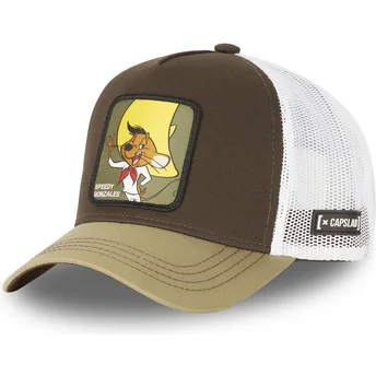 lippikset-kaareva-rekka-ruskea-snapback-cas-spe2-vauhti-vinttiainen-looney-tunes-capslab