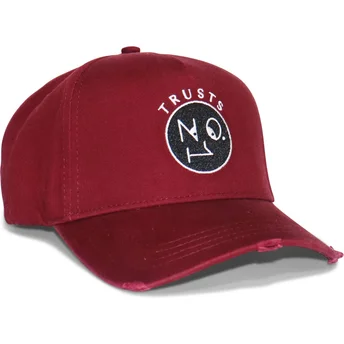 Cap kaareva red adjustable strap The No.1 Face