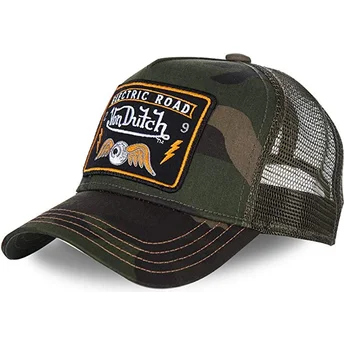 Cap kaareva camouflage snapback Von Dutch
