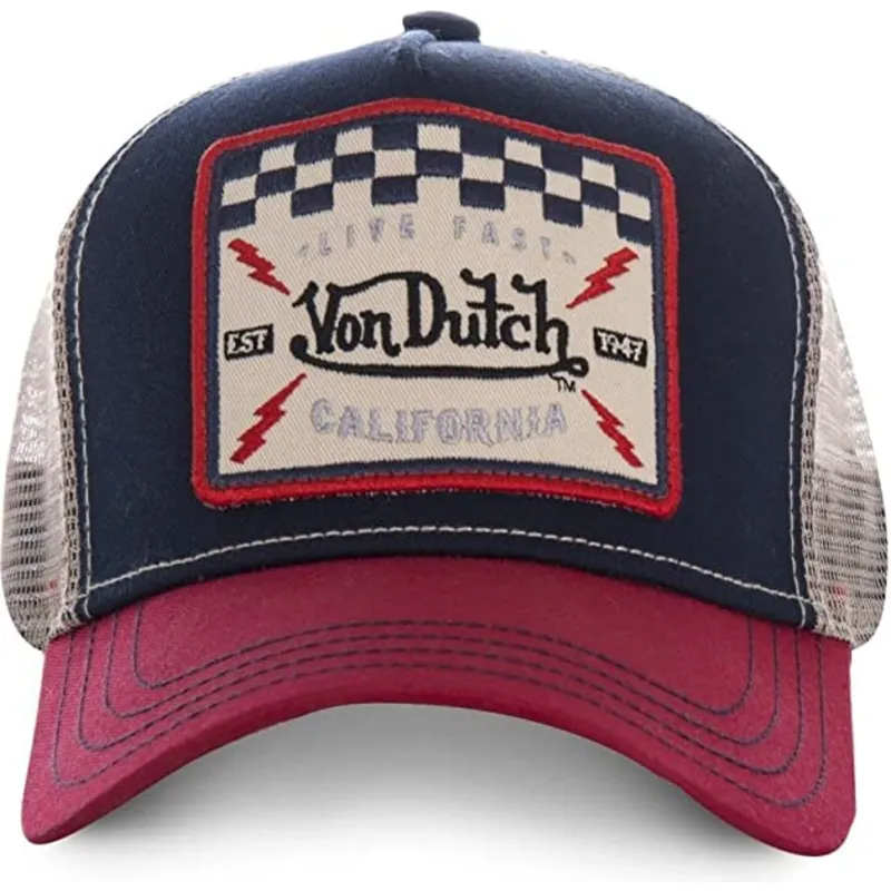 lippikset-kaareva-rekka-laivastonsininen-snapback-von-dutch