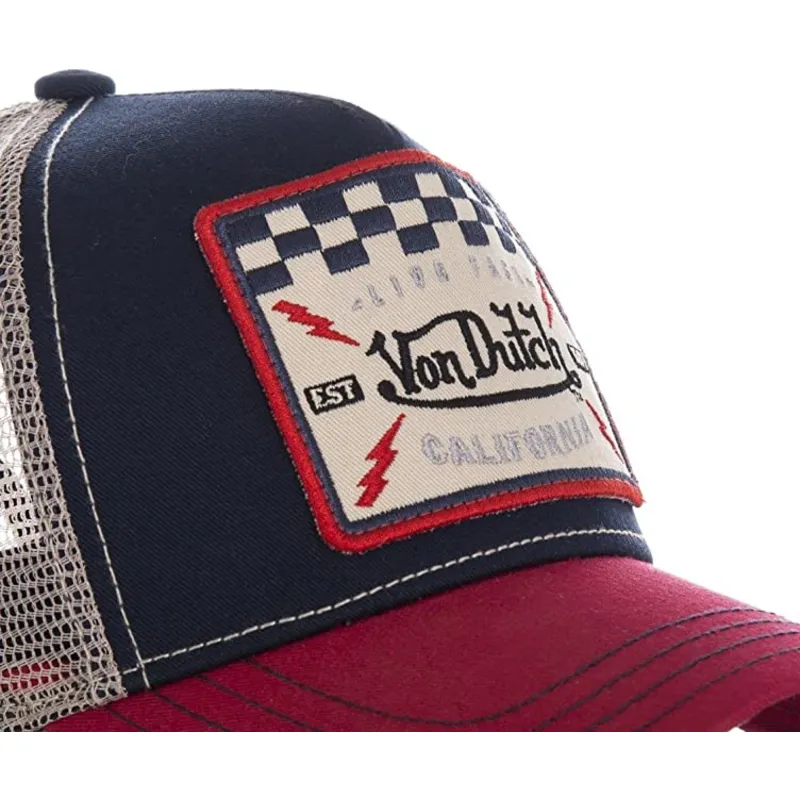 lippikset-kaareva-rekka-laivastonsininen-snapback-von-dutch