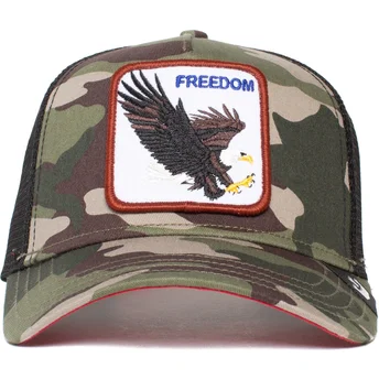 lippikset-kaareva-rekka-maastokuvio-snapback-freedom-the-farm-goorin-bros